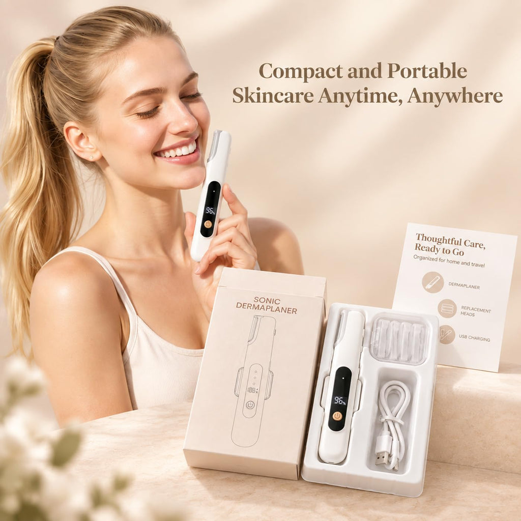 Sonic Dermaplane Razor with 5 Refill Blades S356880