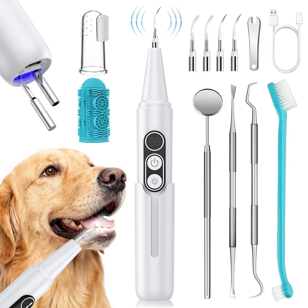 Dog Plaque Remover for Teeth with UV Sanitizing Chamber X92736