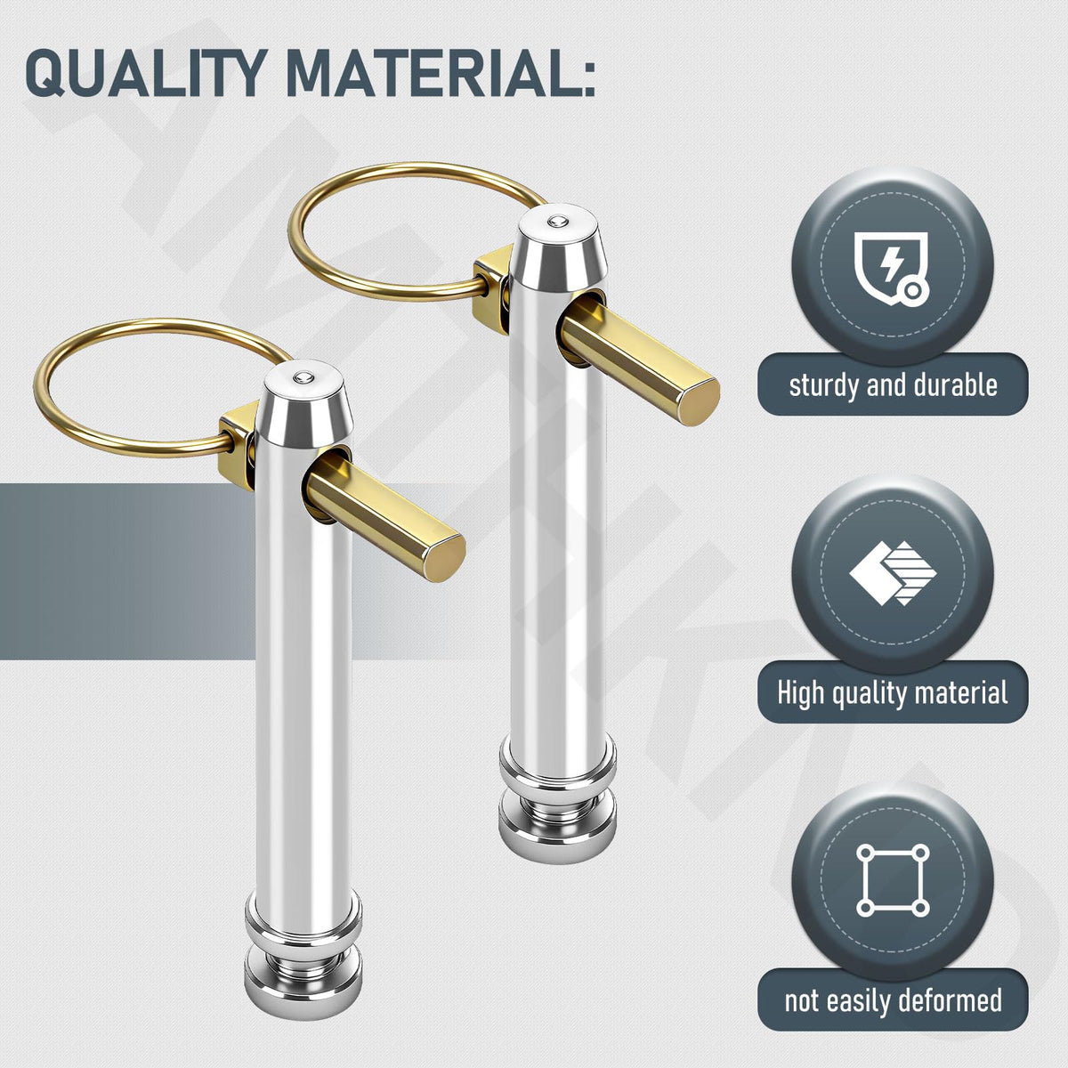 8 Pcs 3/4 in. Hitch Pin Accessories for Category 1 Tractors B5891