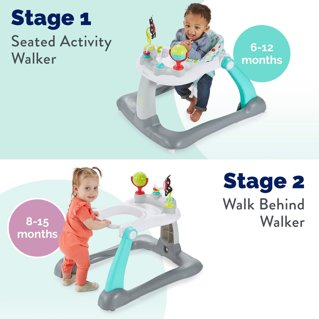 Foldable Adjustable Baby Walker with Wheels H6269