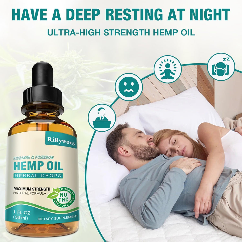 Organic Hemp Oil Drops 3-Pack F824