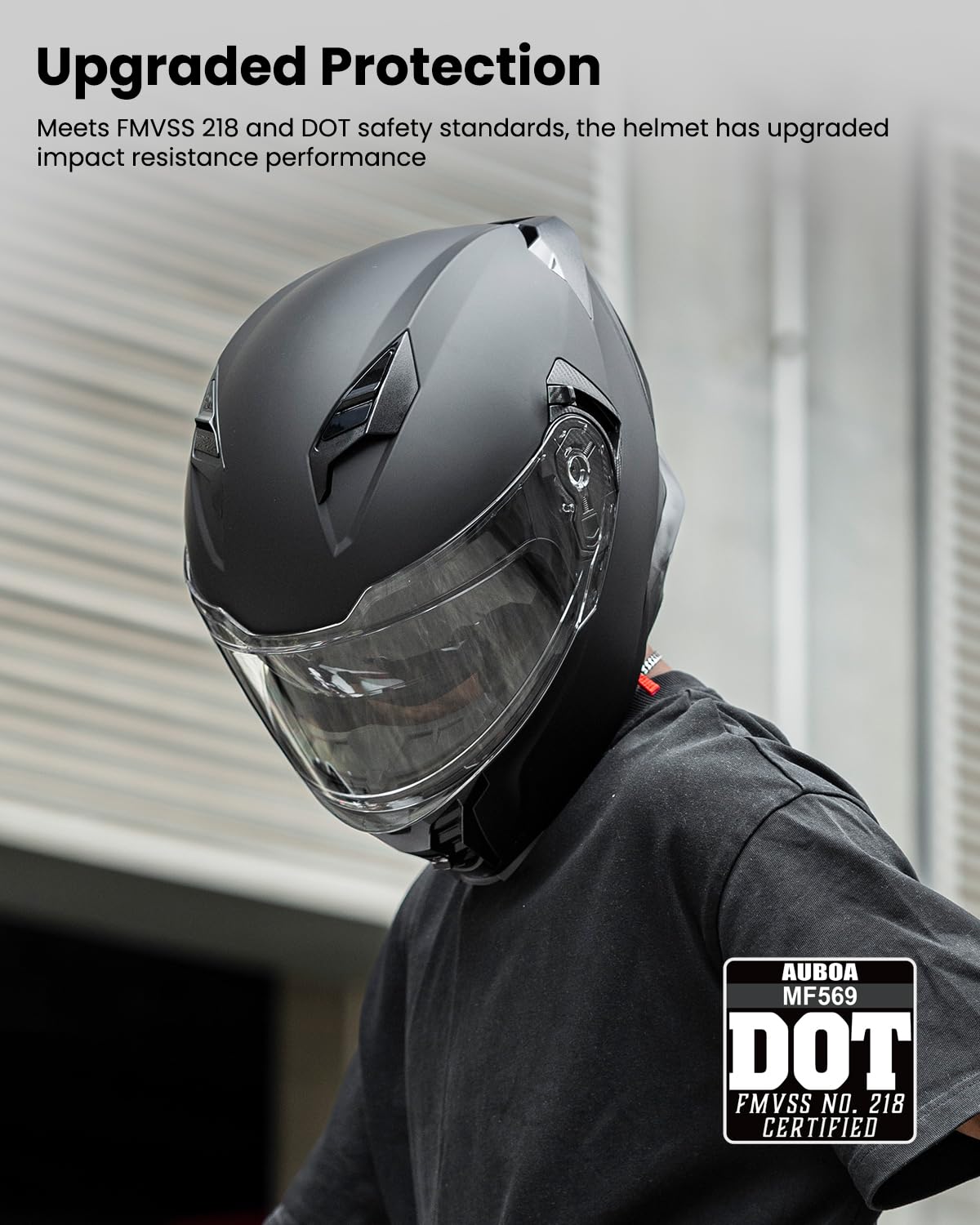 Full Face Motorcycle Helmet DOT Approved L8510