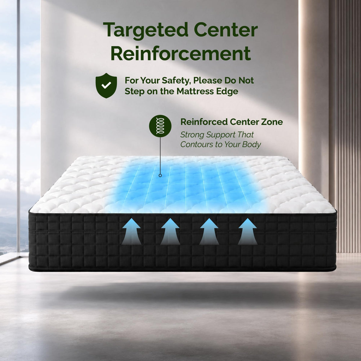 Full Size 12 Inch Hybrid Innerspring Mattress K82006