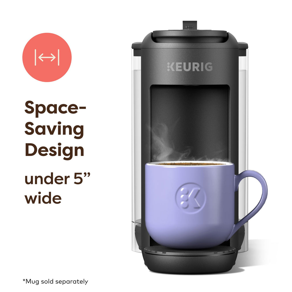 Single-Serve K-Cup Pod Coffee Maker, 3 Cup Sizes, 50 oz Removable Reservoir, Matte Black P3740