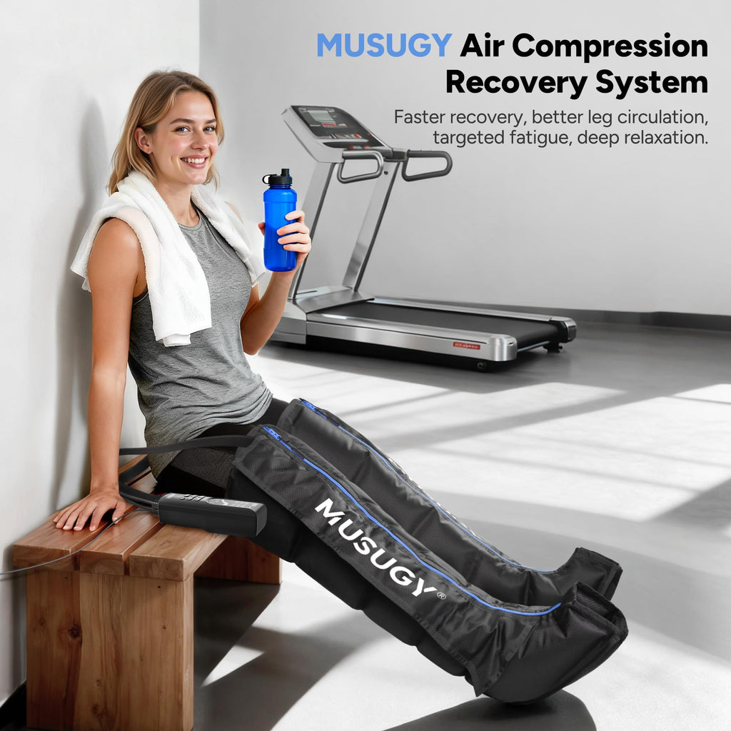Leg Compression Massager with 9 Intensity, 6 Modes, 3 Timers X426991