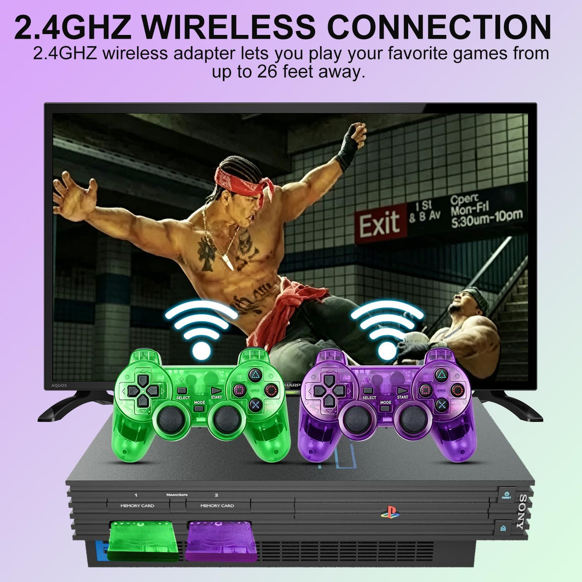 2 Packs Wireless Controller B961