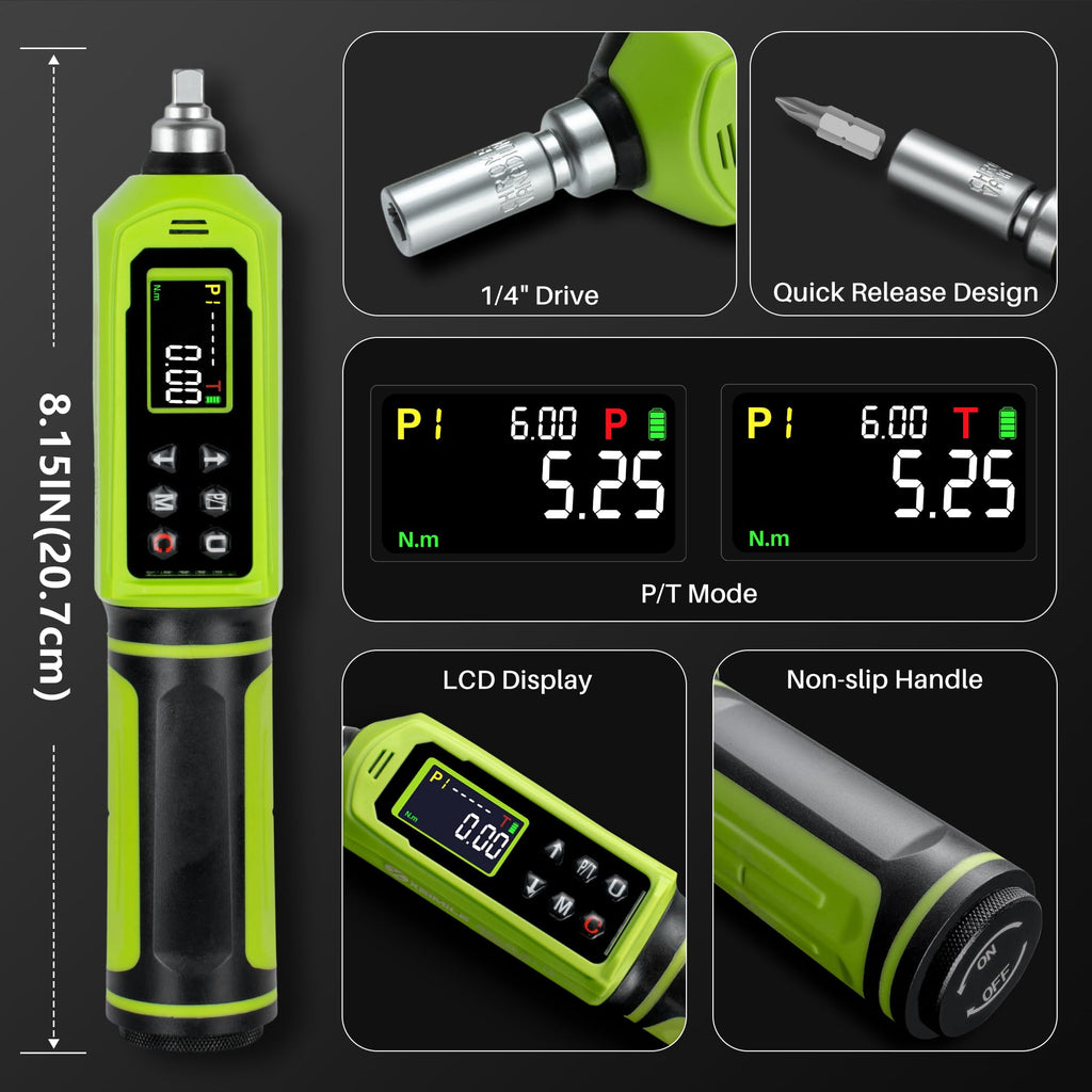 1/4" Drive Digital Torque Screwdriver S809
