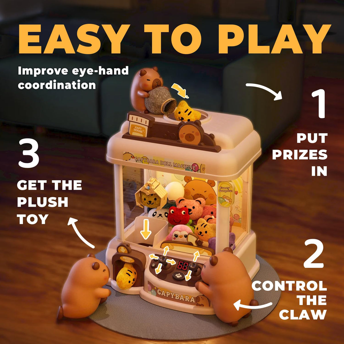 Claw Machine with 30 Starter Prizes H710652