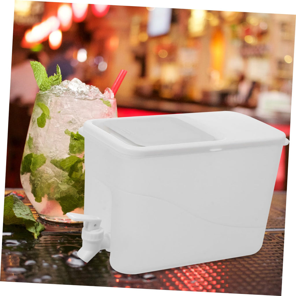White PP Water Jug with Faucet E3555