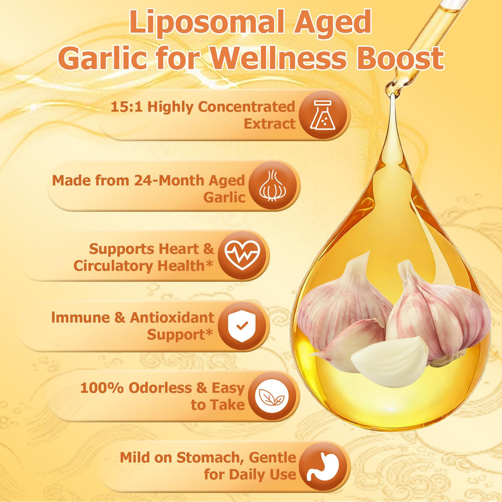 500mg Odorless Aged Garlic Extract Liquid Drop B1634