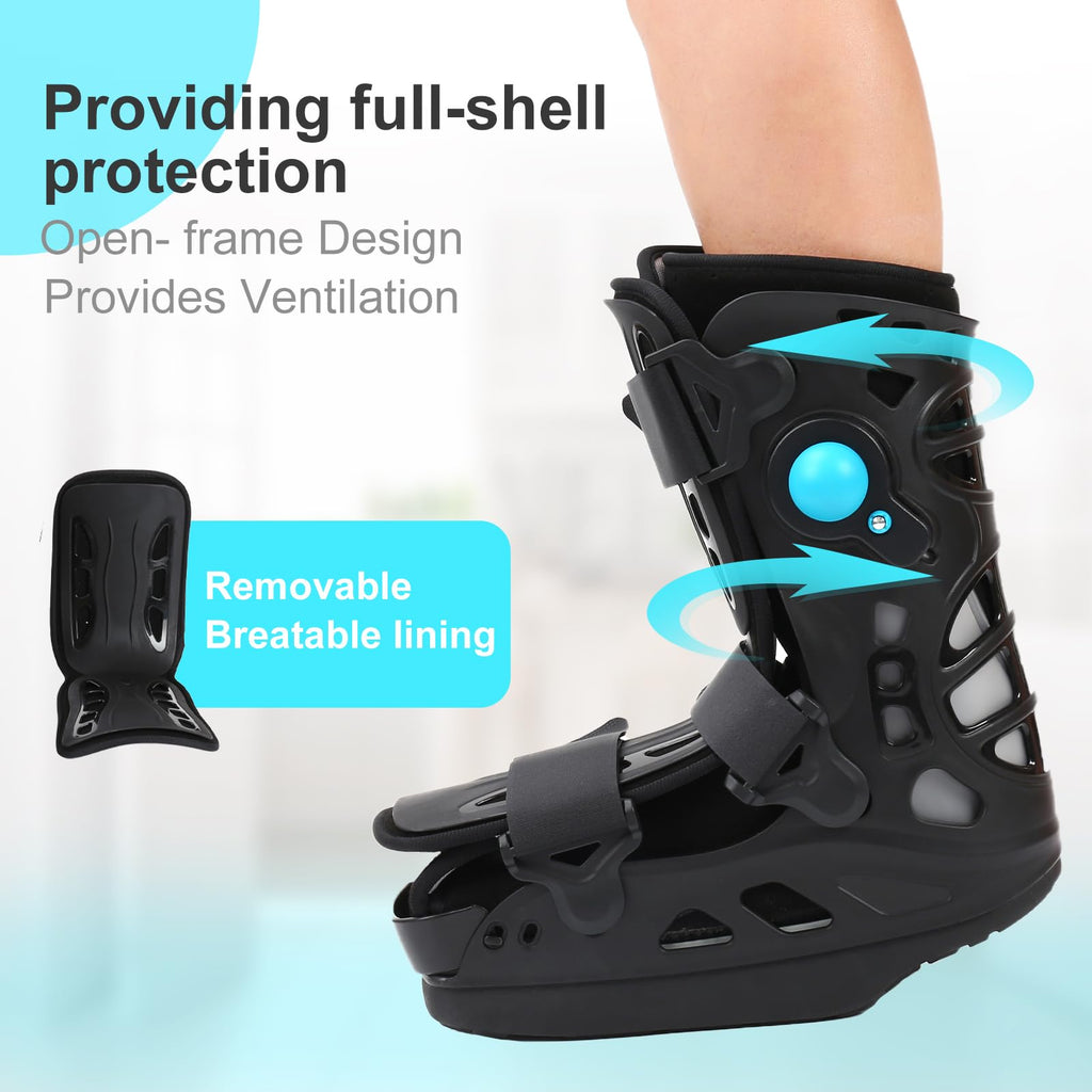 Inflatable Walker Fracture Boot Medical Short Air Cam Walker Brace Small Z313708