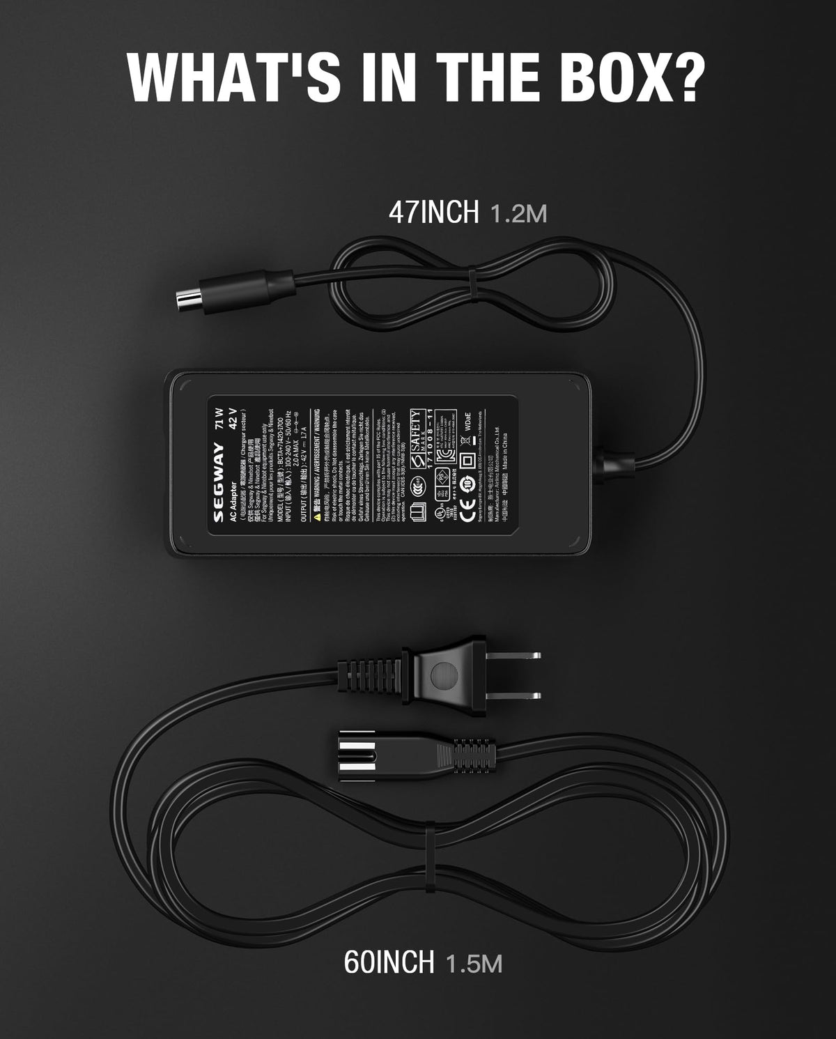 42V 1.7A Charger Power Adapter N137