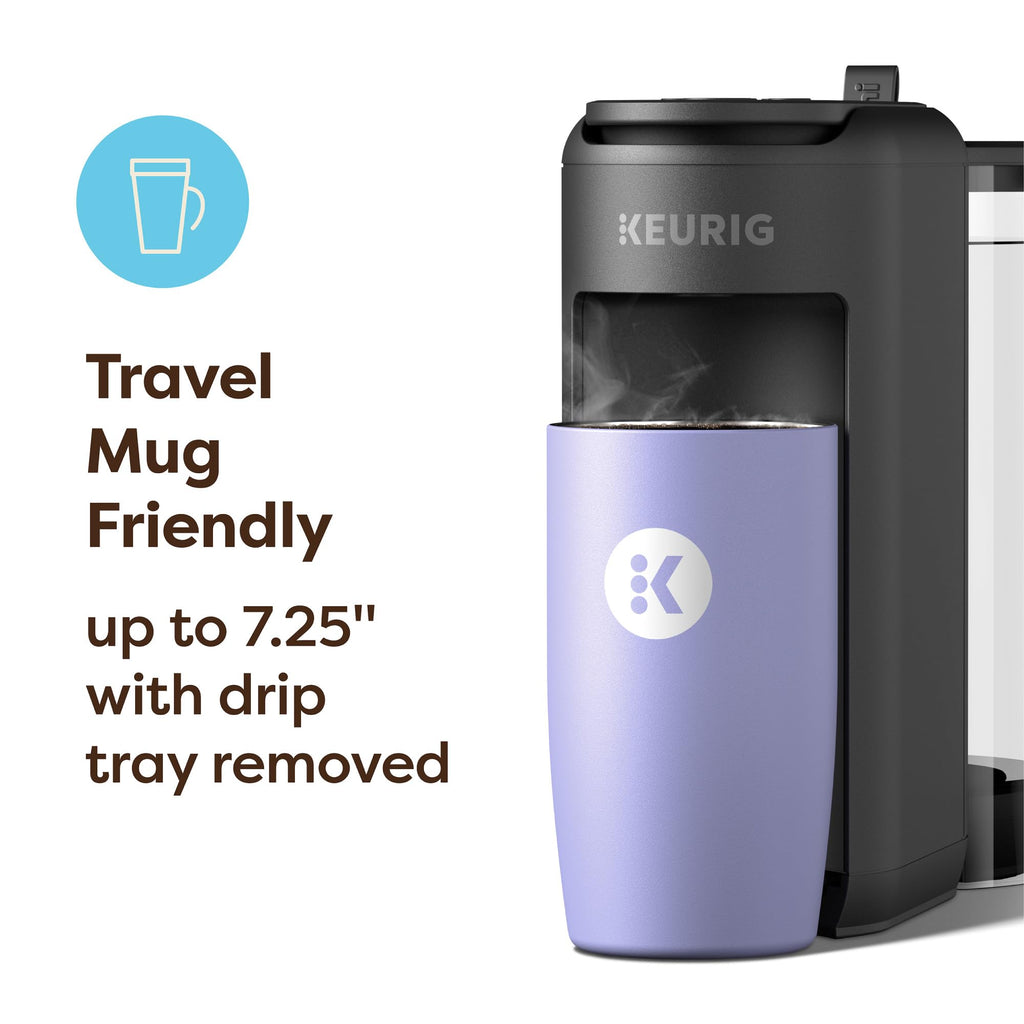 Single-Serve K-Cup Pod Coffee Maker, 3 Cup Sizes, 50 oz Removable Reservoir, Matte Black P3740