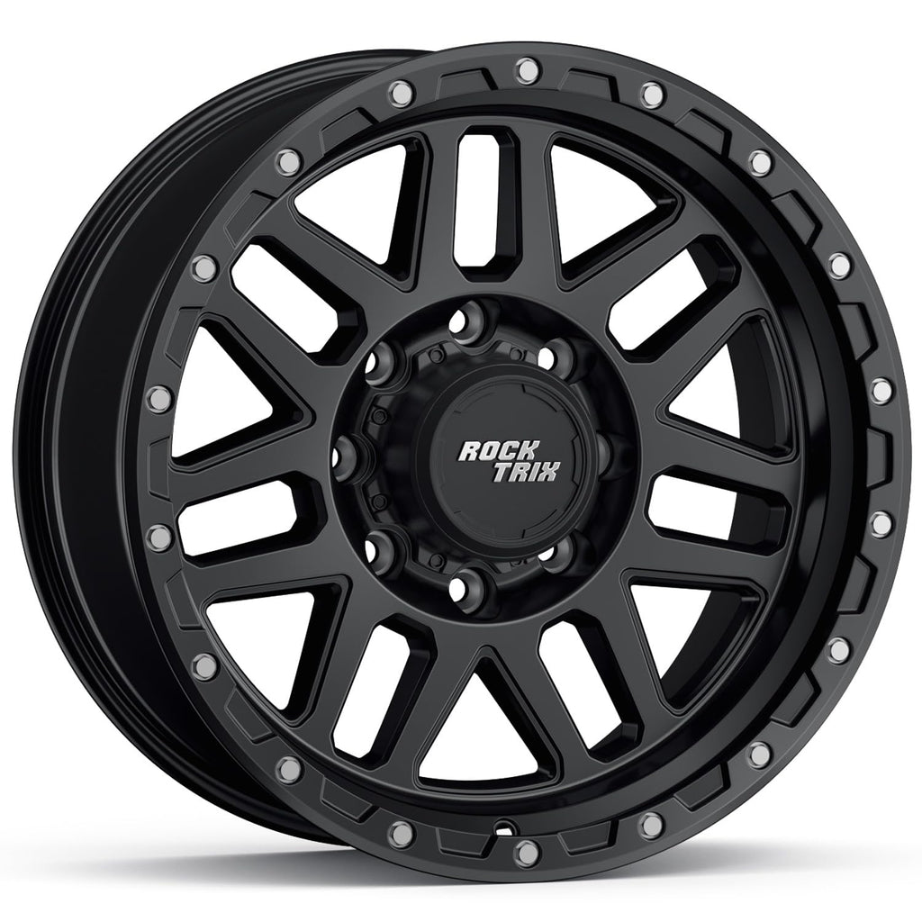 20x9 inch Off-Road Wheels 8x165.1 Bolt Pattern -12mm Offset Black Rims O279693