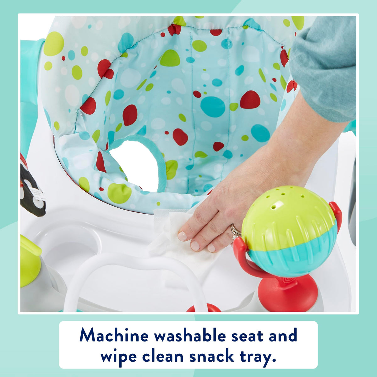 Foldable Adjustable Baby Walker with Wheels H6269