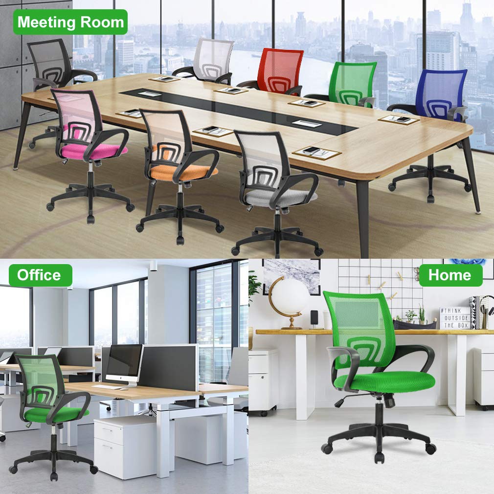 Ergonomic Mid-Back Swivel Office Chair Z916689