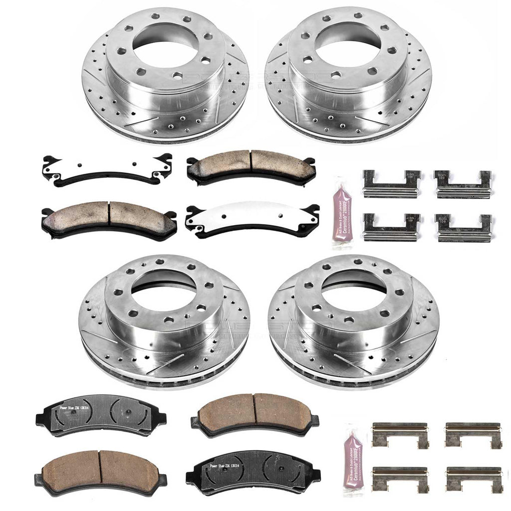 Front & Rear Brake Pad & Rotor Kit D8583