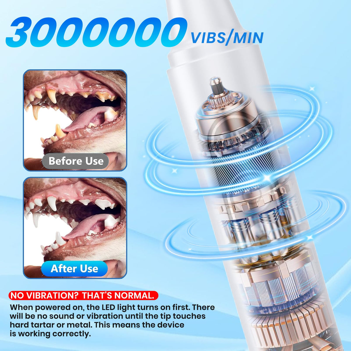 Dog Plaque Remover for Teeth with UV Sanitizing Chamber X92736