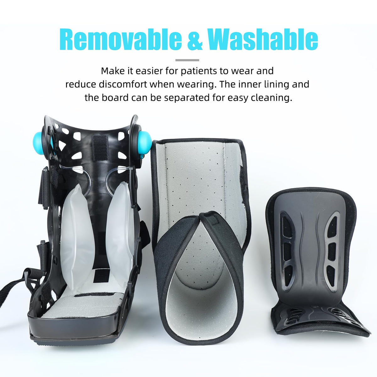 Inflatable Walker Fracture Boot Medical Short Air Cam Walker Brace Small Z313708