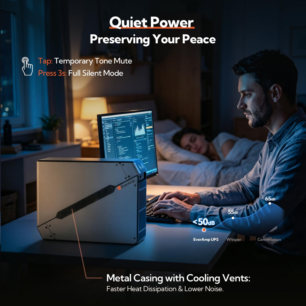 1500VA/1000W LiFePO4 UPS Battery Backup & Surge Protector M70479