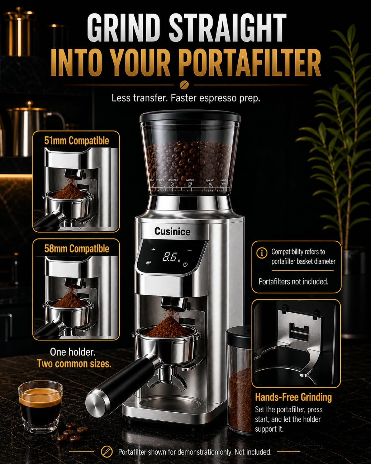 Conical Burr Coffee Grinder R350