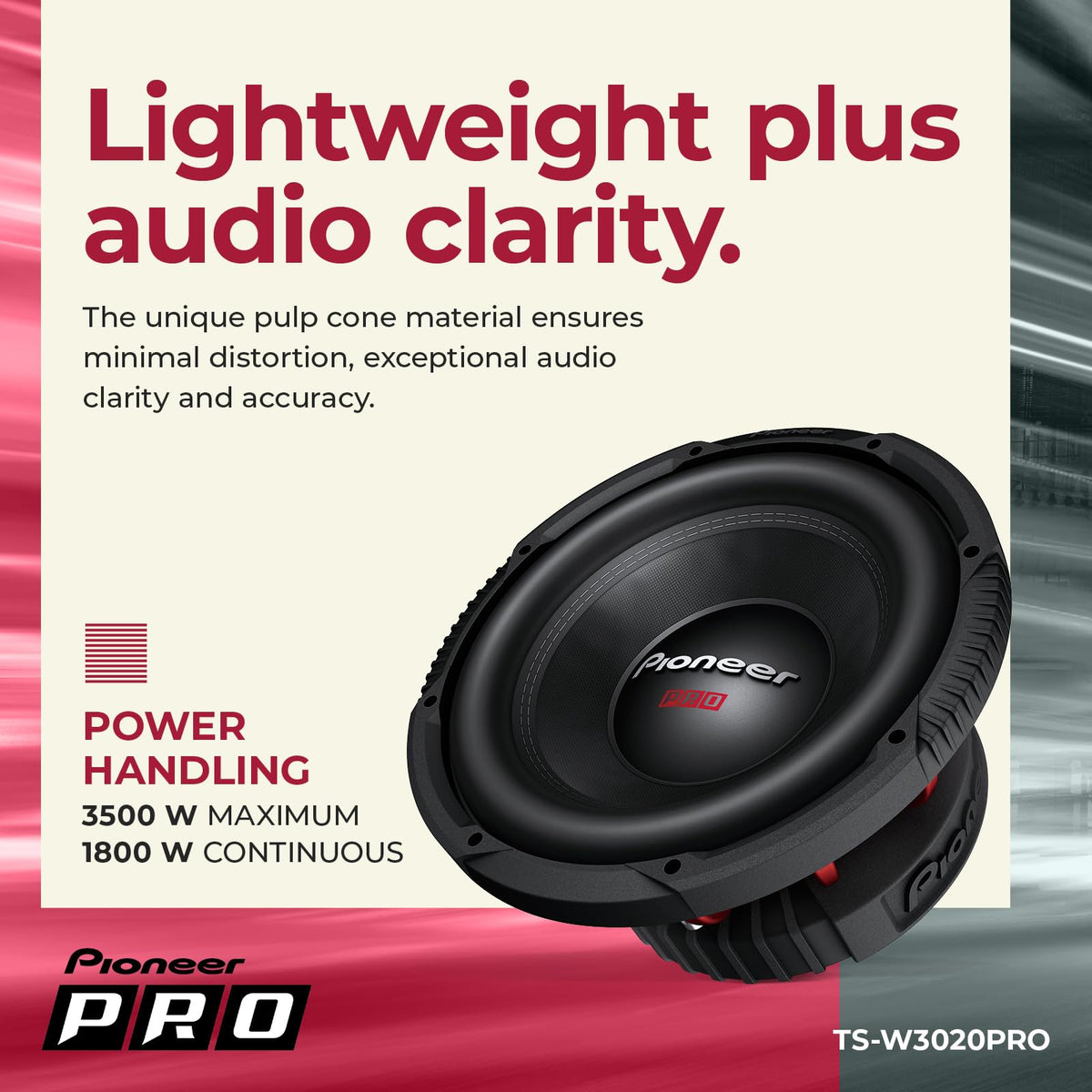 12" Subwoofer 2000W Max E236580