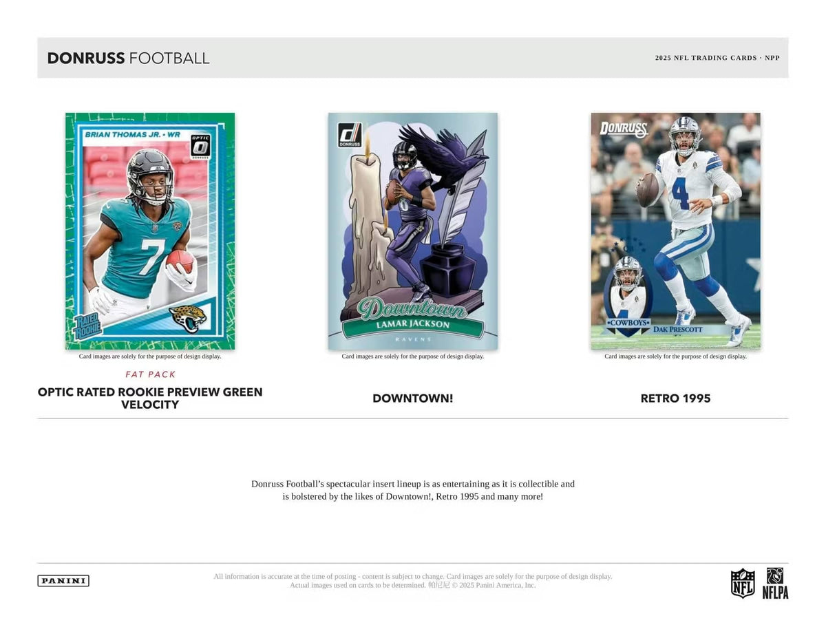 2025 Donruss Football 24-Pack Box U64226