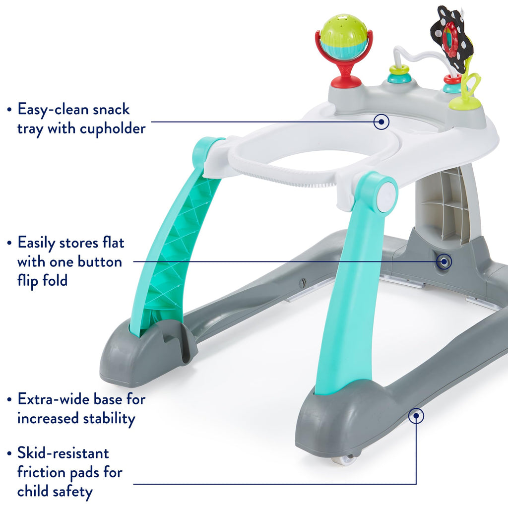 Foldable Adjustable Baby Walker with Wheels H6269