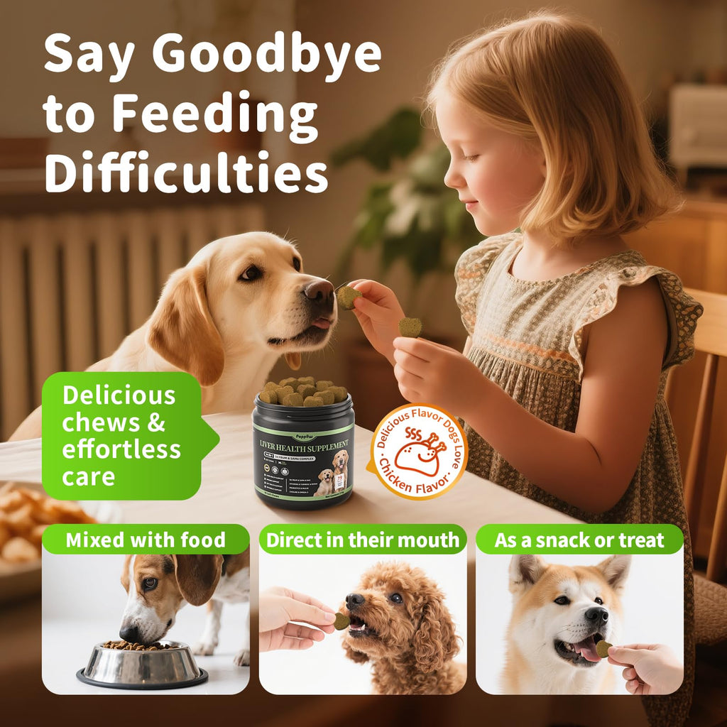 Dog Liver Support Chews with Milk Thistle Z257424