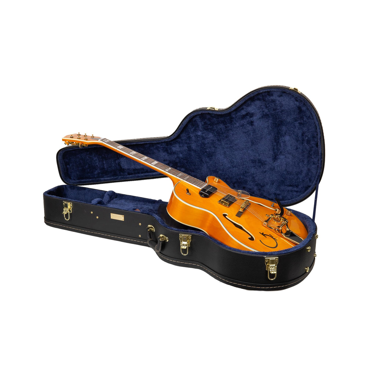 Black Wooden Case for 16" Archtop Hollow Body Jazz Electric Guitars E760