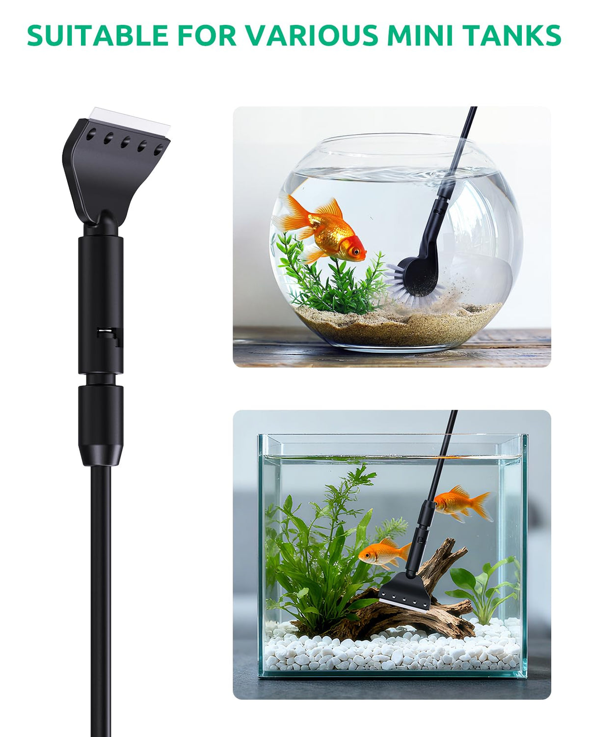 Aquarium Algae Scraper Glass Cleaner Set D385