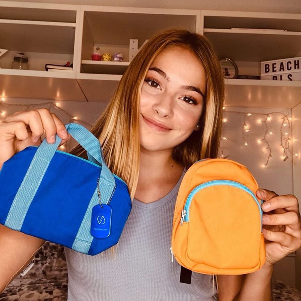 Orange Diabetic Supply Bag E816