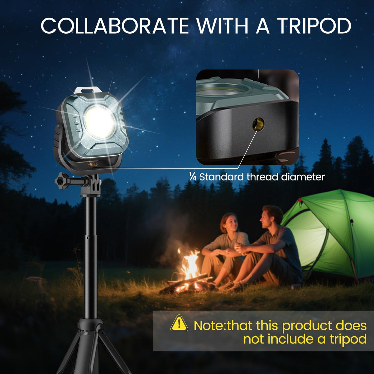 Rechargeable 500 Lumens Magnetic Work Light K628