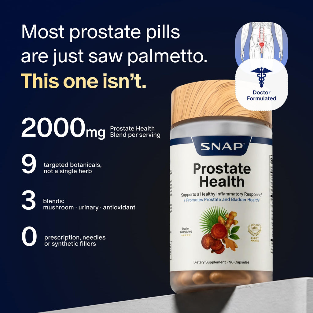Prostate Health + Nitric Oxide Booster Bundle, 90+60 Caps W24766
