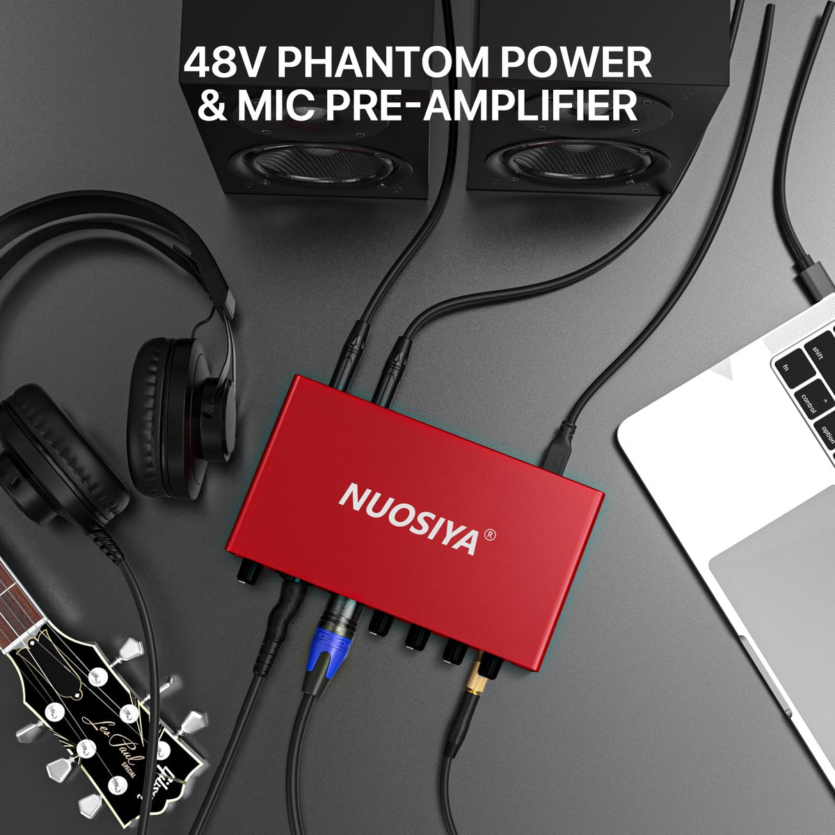 Red USB Audio Interface with 48V Phantom Power G13433