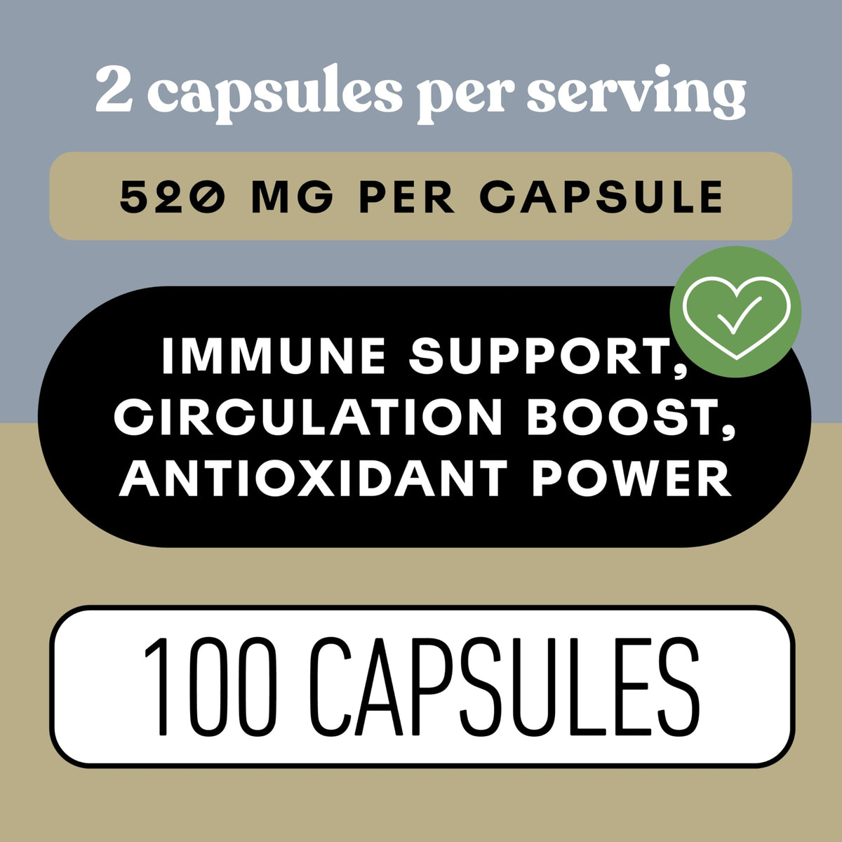 Organic Garlic Capsules 520mg D794