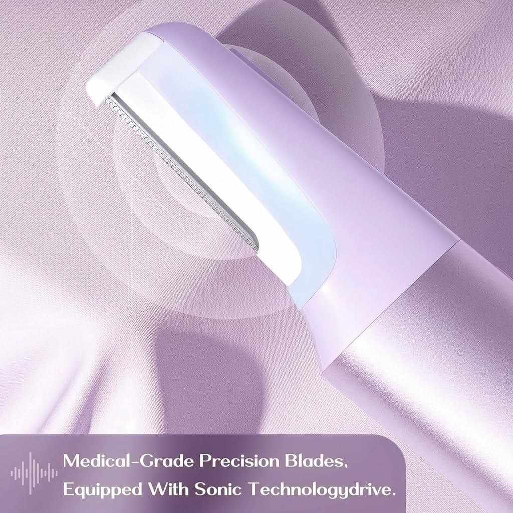 Lavender Purple Facial Razor A50549