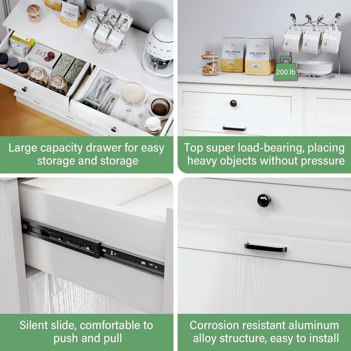 Double Tilt Out Trash Cabinet with Drawer X134