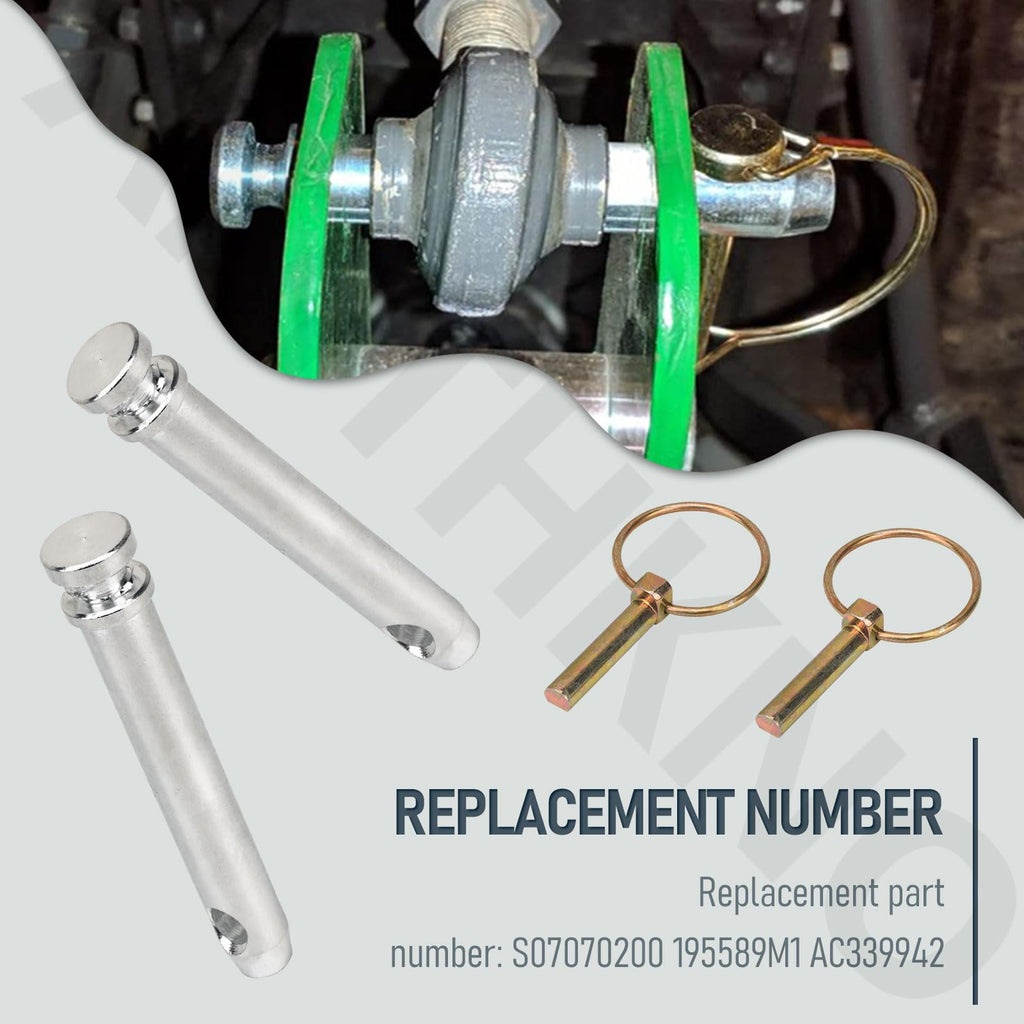 8 Pcs 3/4 in. Hitch Pin Accessories for Category 1 Tractors B5891