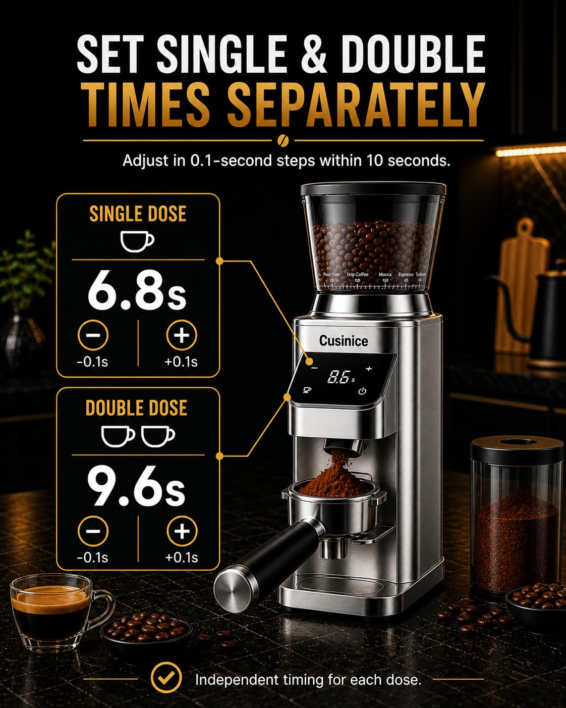 Conical Burr Coffee Grinder R350