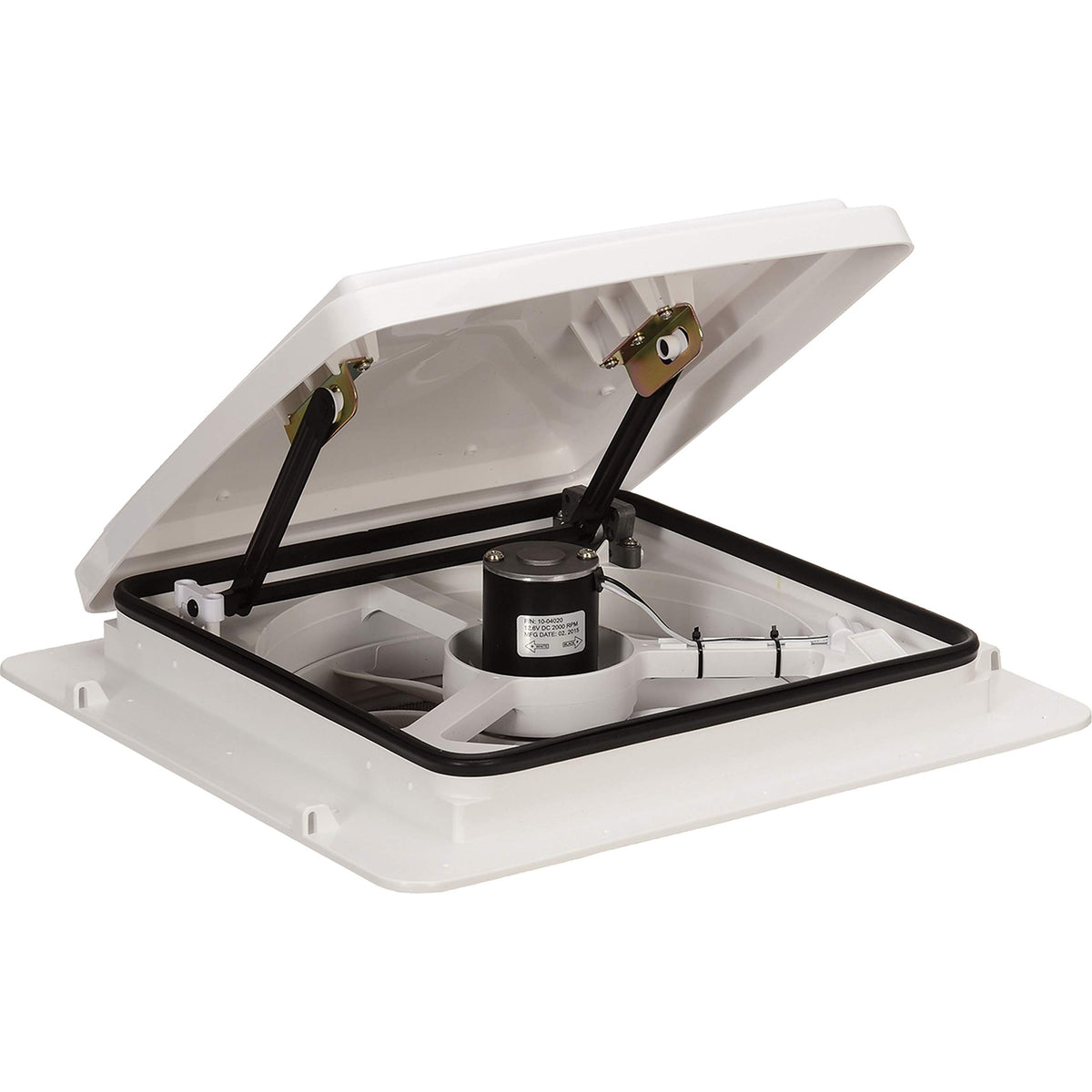 White 4-Speed Manual Vent Fan 14"x14" G79674