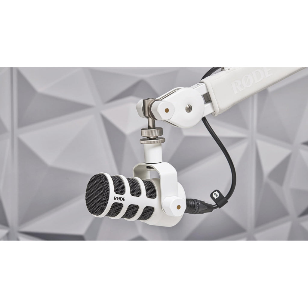 White Cardioid Dynamic Broadcast Microphone Pair J166039