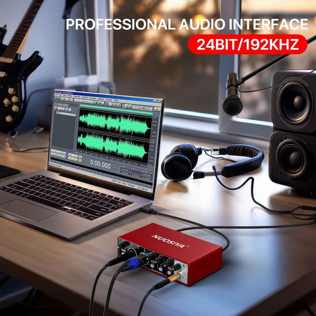 Red USB Audio Interface with 48V Phantom Power G13433