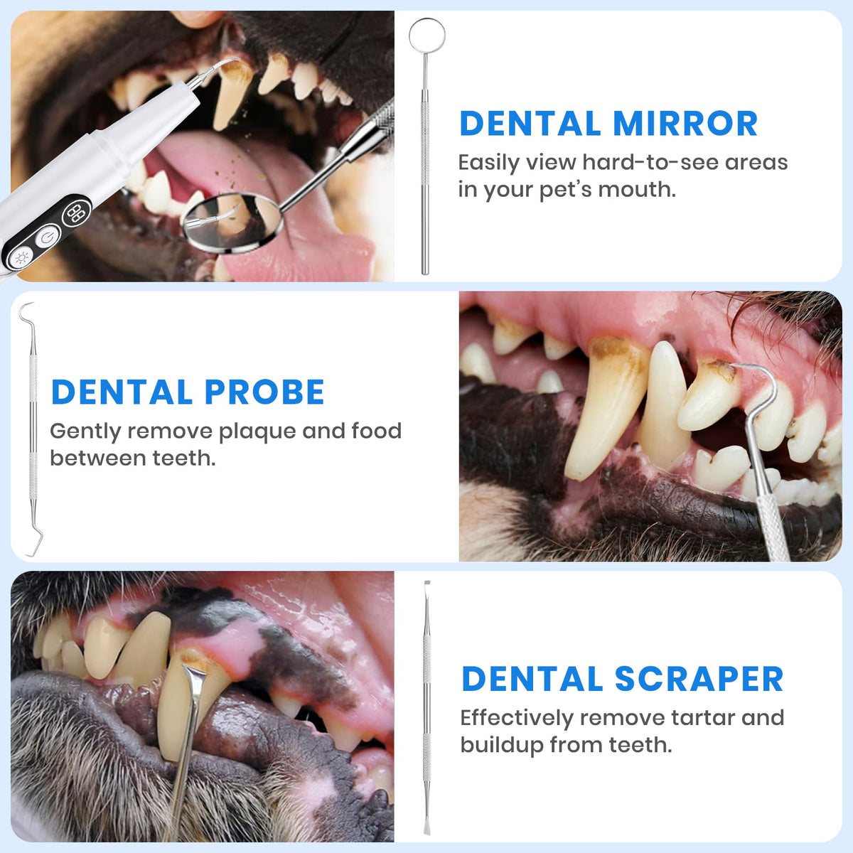 Dog Plaque Remover for Teeth with UV Sanitizing Chamber X92736