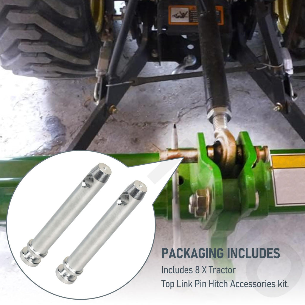 8 Pcs 3/4 in. Hitch Pin Accessories for Category 1 Tractors B5891
