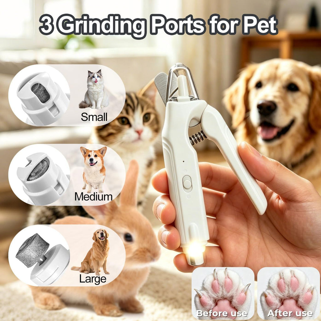 2-in-1 Dog Nail Grinder & Dog Nail Clipper F802722