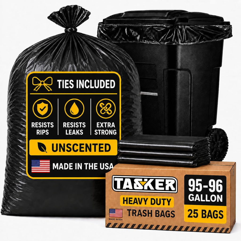 95 Gallon 2 Mil Heavy Duty Trash Bags 25 Count V701978