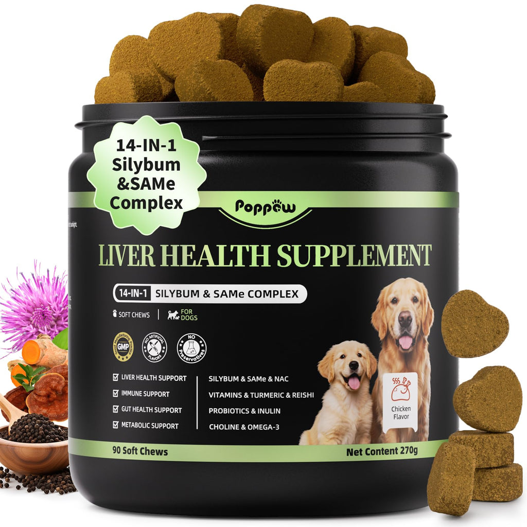 Dog Liver Support Chews with Milk Thistle Z257424