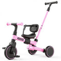 5-in-1 Kids Tricycle with Push Handle, Pink R323