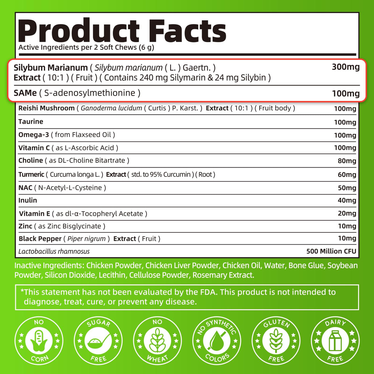 Dog Liver Support Chews with Milk Thistle Z257424